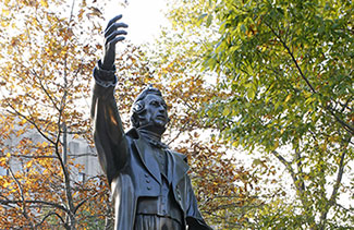 Statue de Louis-Joseph Papineau.