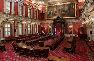La salle du Conseil législatif.