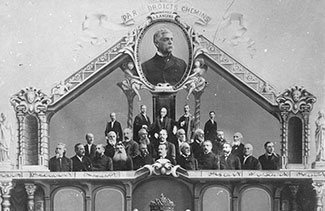Mosaïque de la Législature de Québec de 1890.