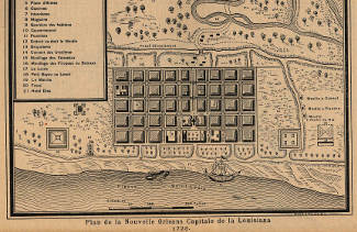Plan de la Nouvelle-Orléans.